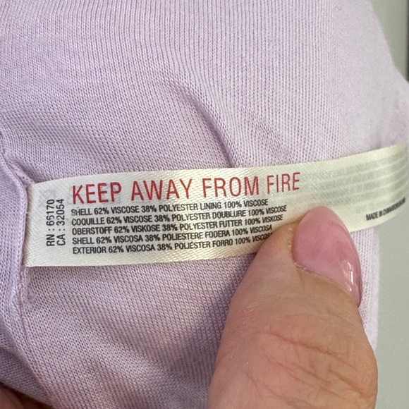 Free People Movement Lilac Satin Pullover Jacket Half Zip NWOT Size Small - Picture 7 of 12